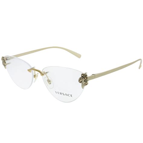 versace glasses womens boots|Versace rimless eyeglasses for women.